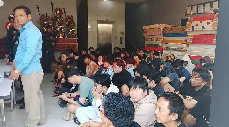 波贝突袭网诈窝点 150名印尼籍人员被捕 警方主导