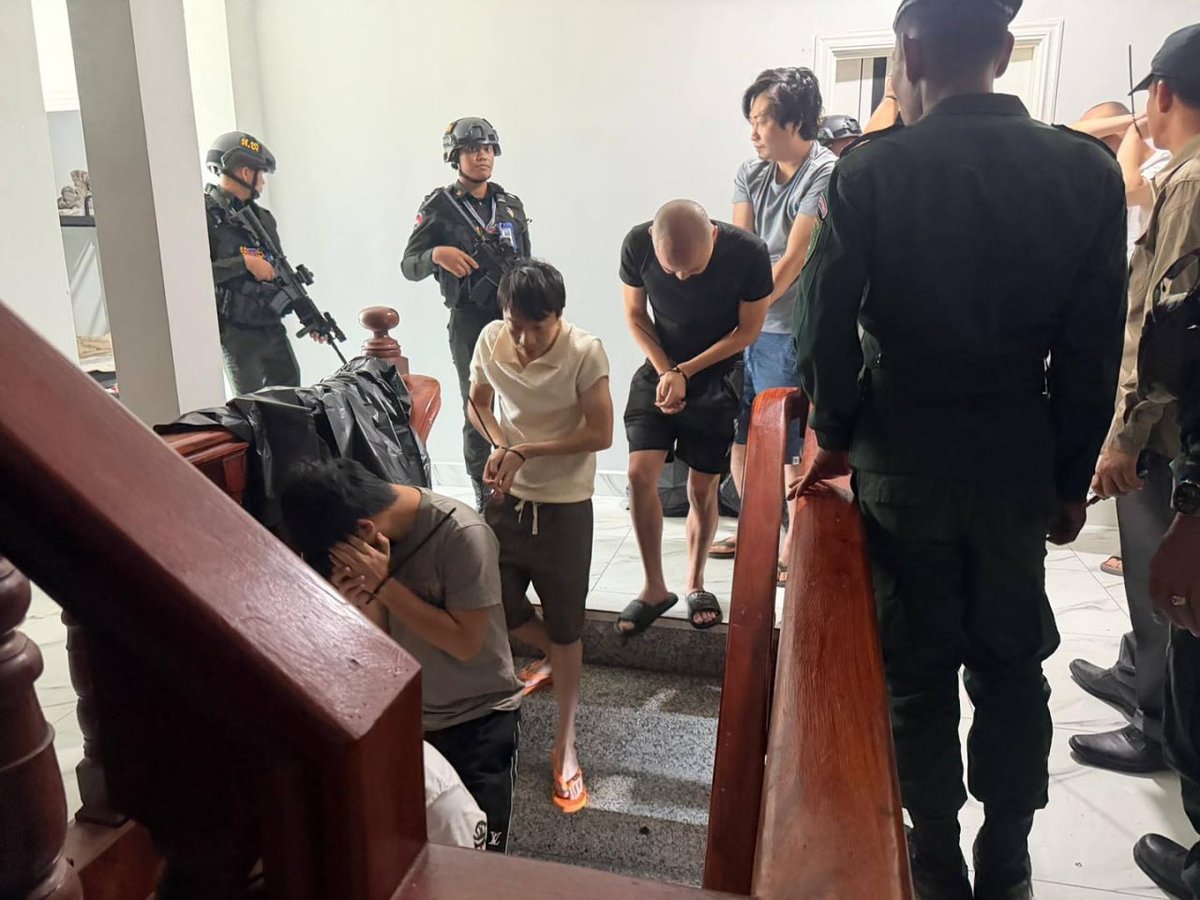 波贝清查涉诈窝点扣查420人 1处建筑被查封