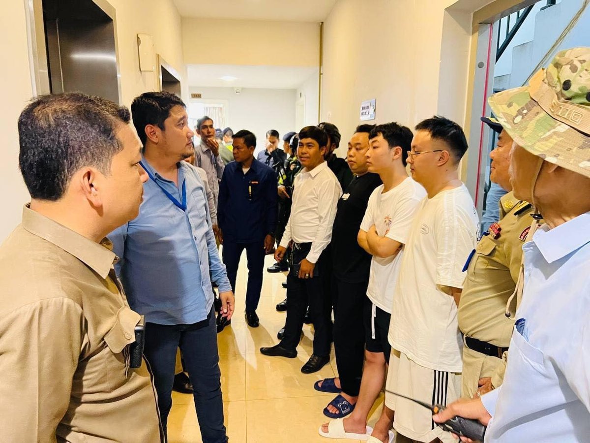 金边BKK1 Provance公寓突击检查 救出1名日籍受害者