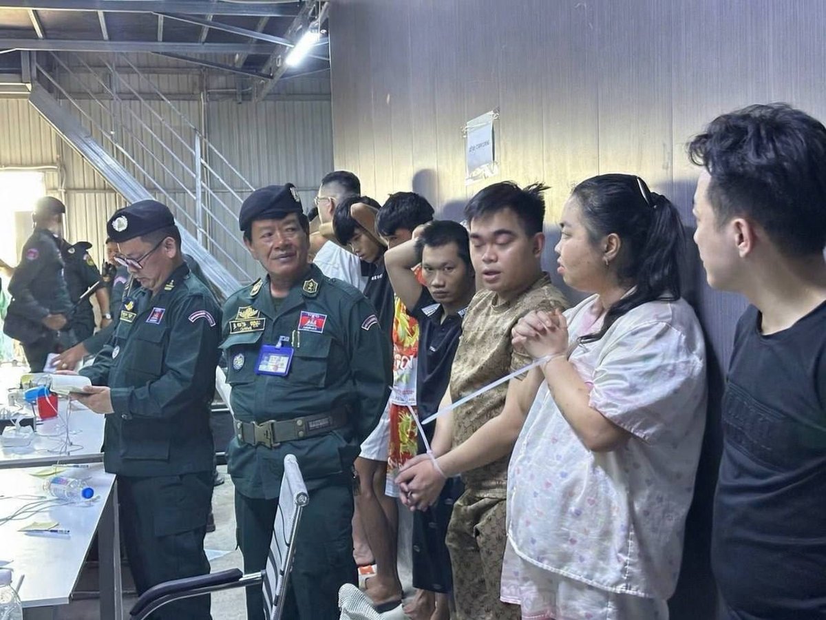 木牌突击打击网诈窝点 104名外籍嫌犯被捕含多国籍