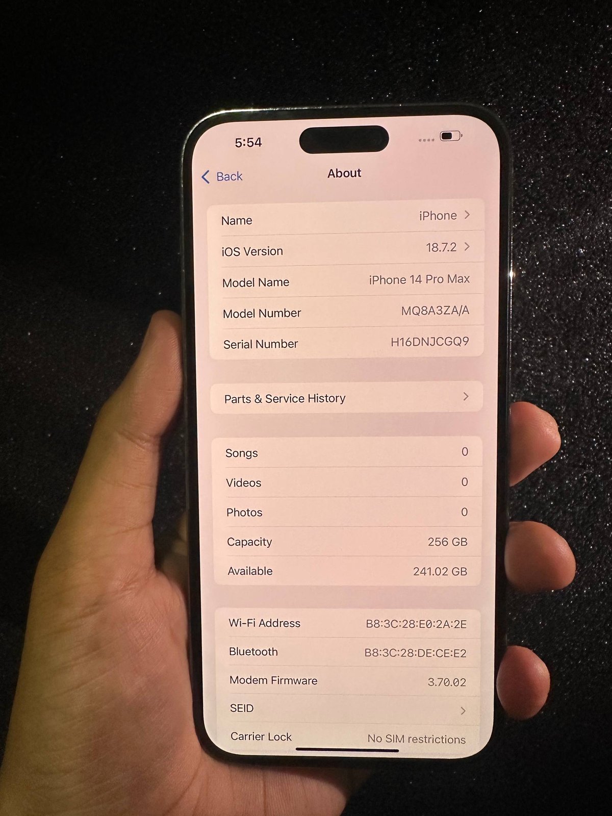 转让一台97%新iPhone 14 Pro Max 256G,已更换原装屏幕,电