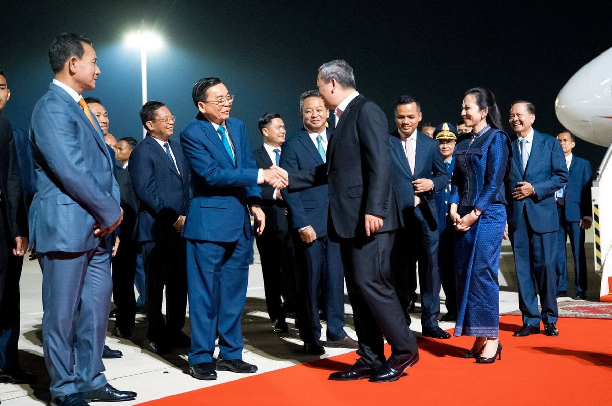 洪玛奈结束东盟峰会行程回国 顺利抵达金边