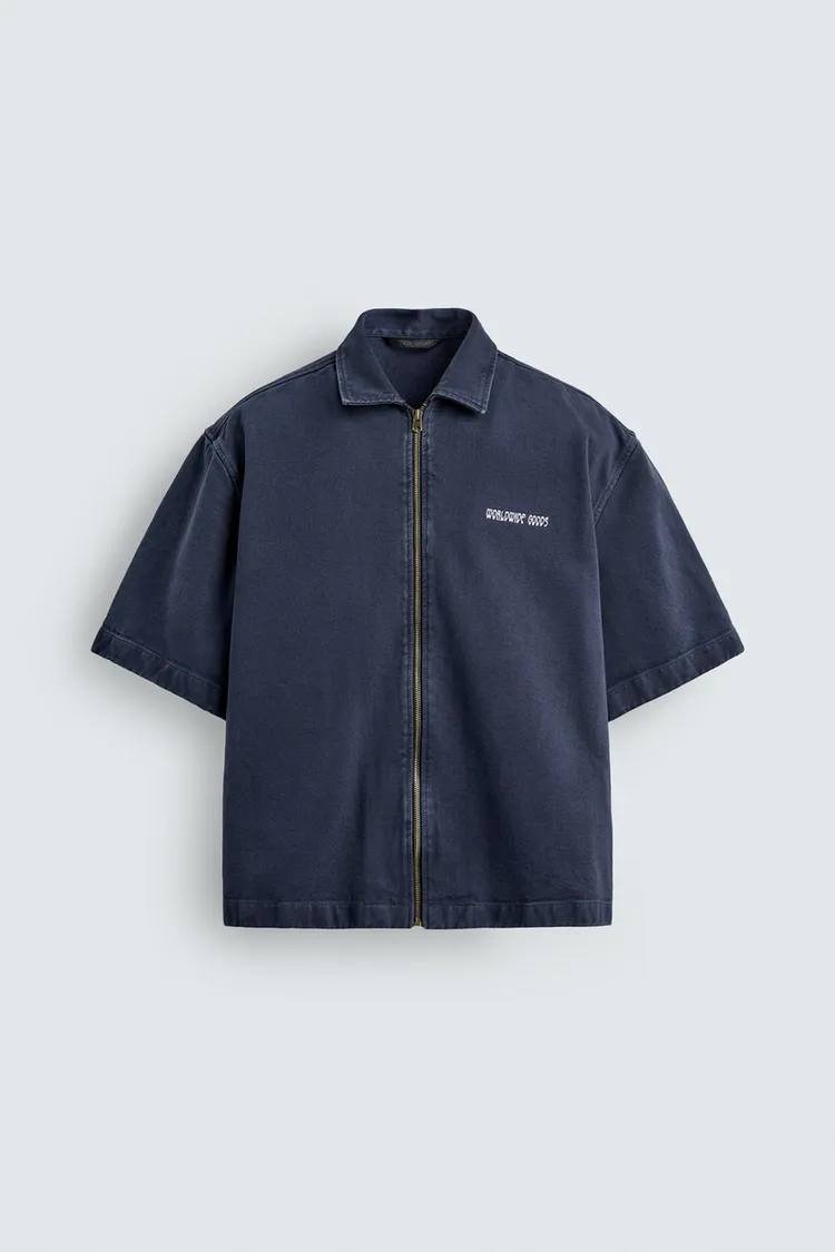 Zara柬埔寨新品拉链衬衫上架 售价199900瑞尔