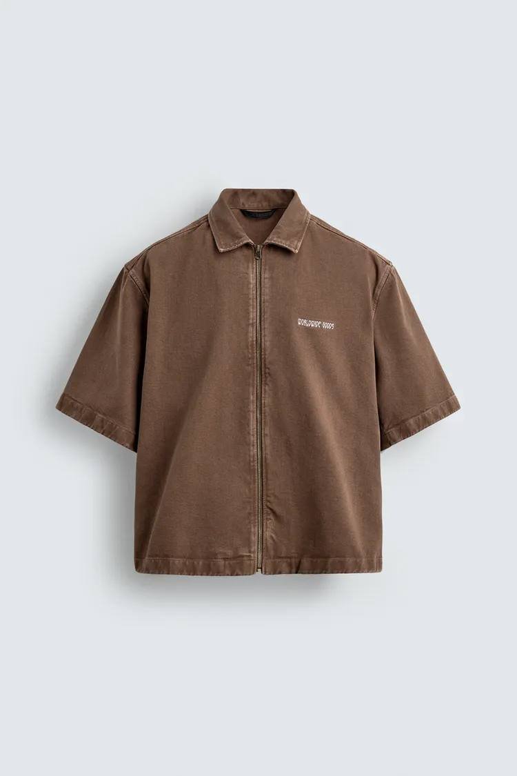 Zara柬埔寨新品拉链衬衫上架 售价199900瑞尔