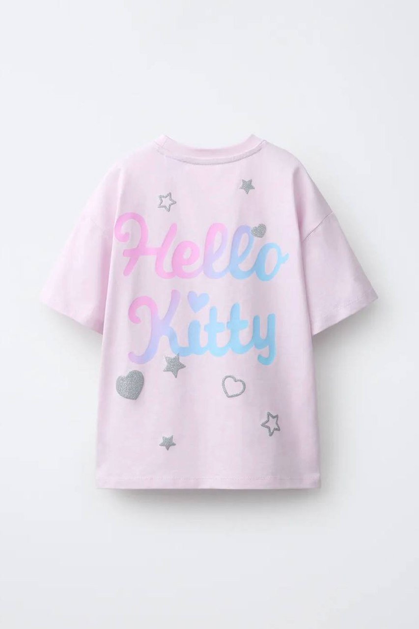 Zara柬埔寨上新Hello Kitty联名T恤 售价69900瑞尔