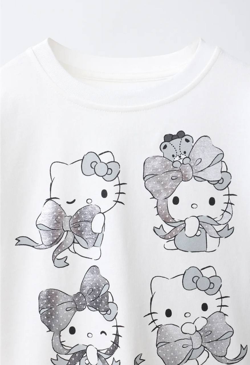 Zara柬埔寨Hello Kitty系列T恤上新 售价69900瑞尔