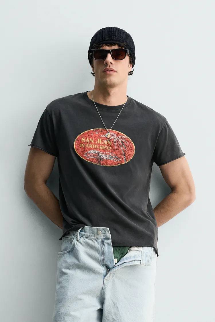 SAN JUAN PUERTO RICO WASHED T-SHIRT