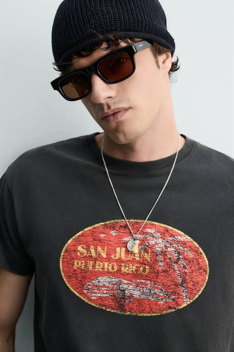 SAN JUAN PUERTO RICO WASHED T-SHIRT