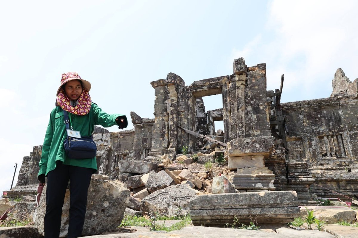 柬埔寨地雷行动中心柏威夏寺排雷 配合UNESCO保护计划