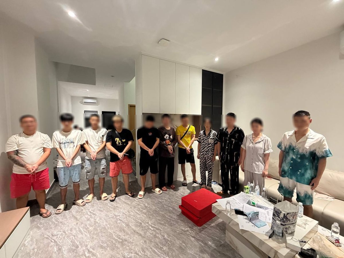 金边警方突击打击网络诈骗 3处窝点被查获26人
