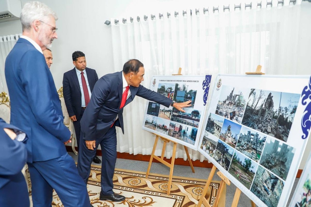 柬埔寨地雷机构向瑞士大使通报边境遗留爆炸物危害