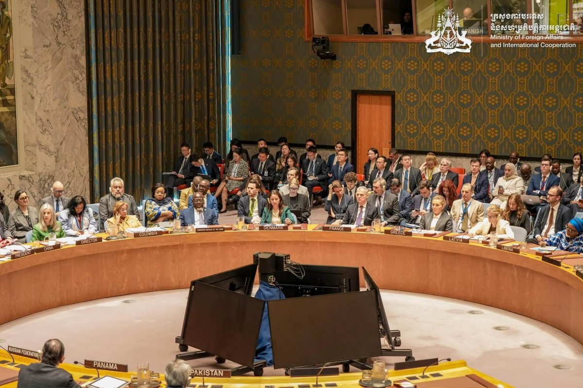 柬埔寨外交部在联合国安理会就泰柬边境争议表达关切