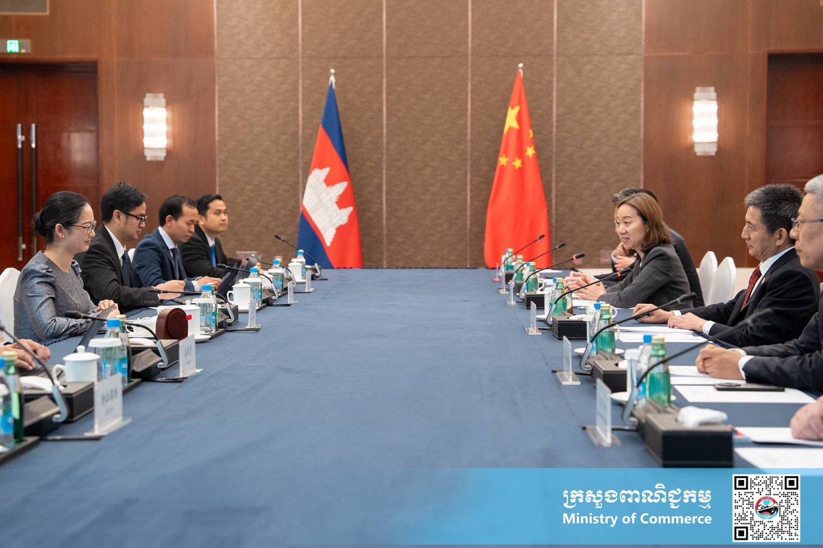 柬埔寨商务部与中国商务部苏州会晤 探讨双边贸易合作