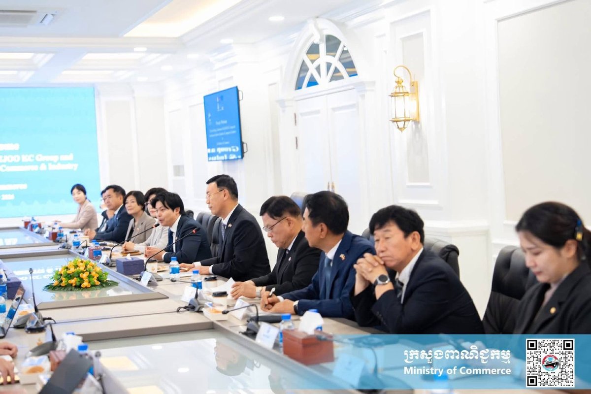 柬埔寨商务部会见韩国仁川商会 探讨双边投资合作机遇