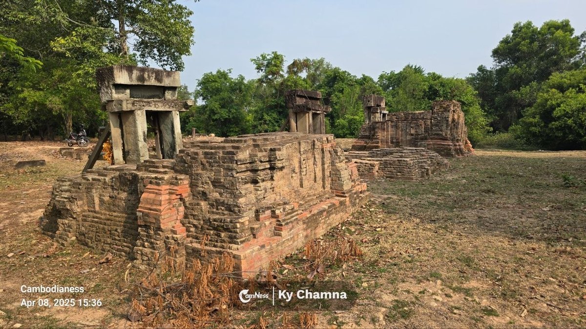 暹粒旧国际机场旁发现10世纪高棉古迹特拉邦勒普寺