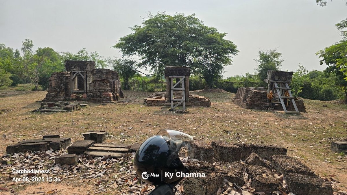 暹粒旧国际机场旁发现10世纪高棉古迹特拉邦勒普寺