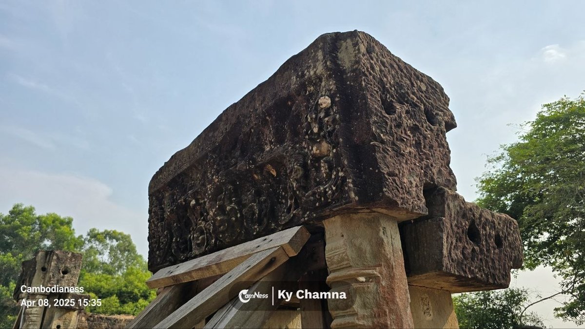 暹粒旧国际机场旁发现10世纪高棉古迹特拉邦勒普寺
