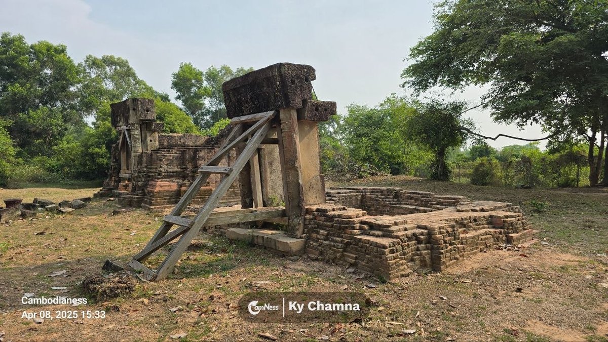 暹粒旧国际机场旁发现10世纪高棉古迹特拉邦勒普寺