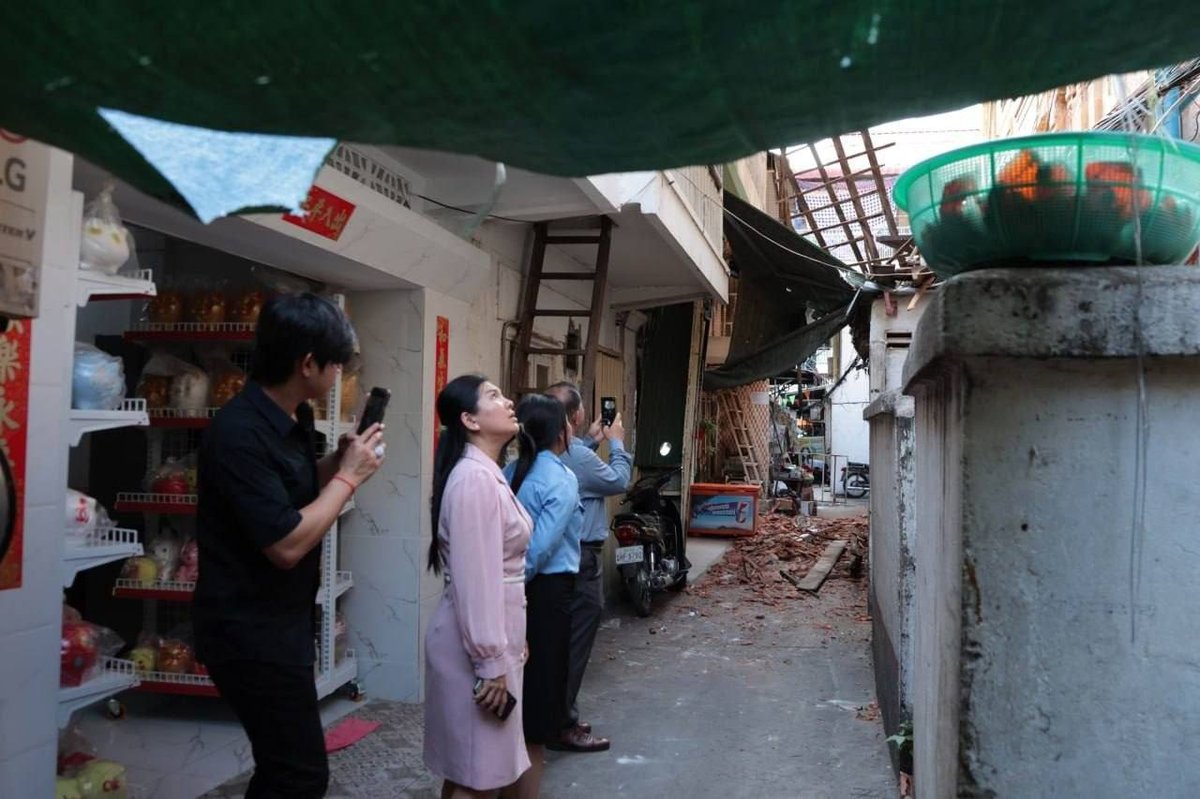 国土规划和建设部排查金边危楼 封锁巴马里恩建筑周边