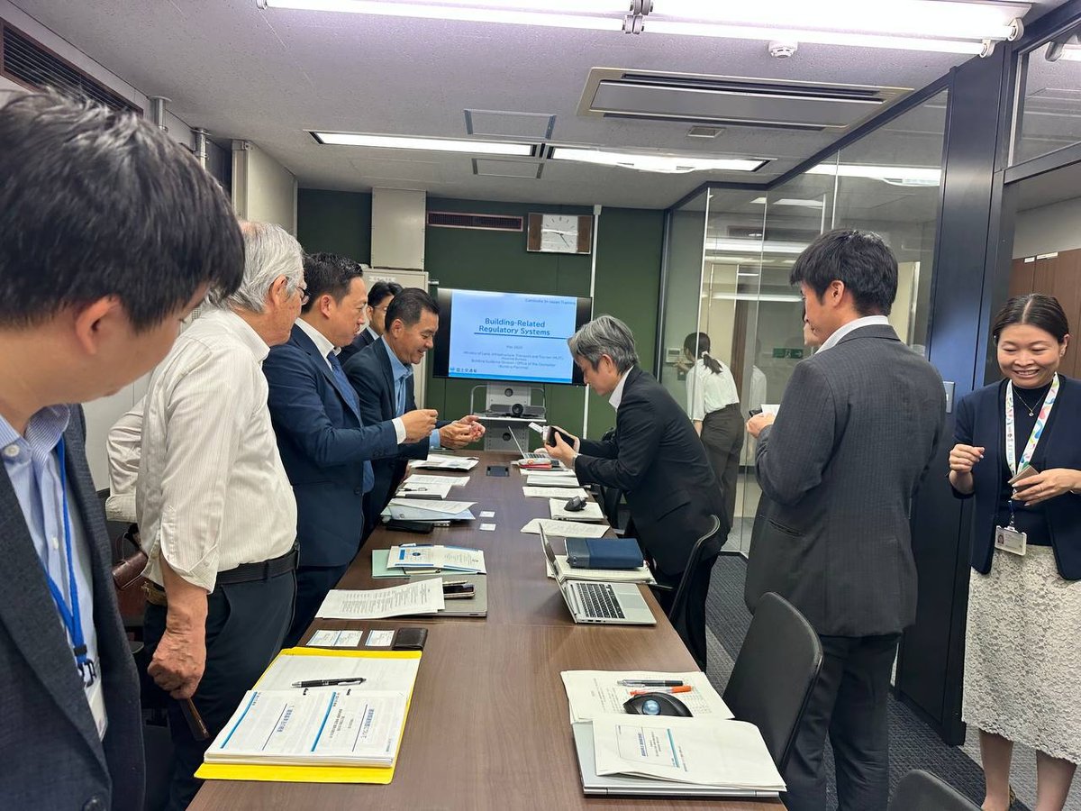 国土规划和建设部赴日考察建筑标准 拟提升柬埔寨施工规范
