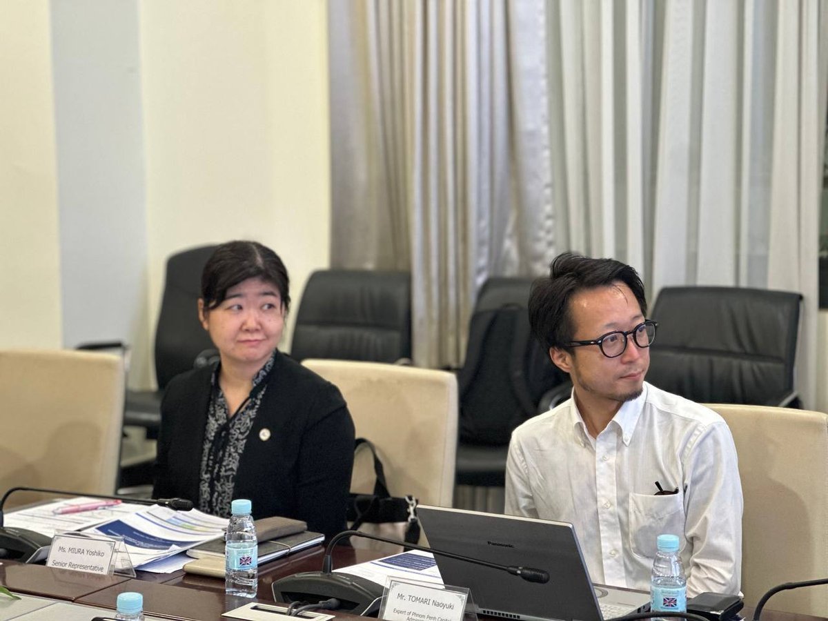国土规划与建设部与JICA探讨金边交通管理机制