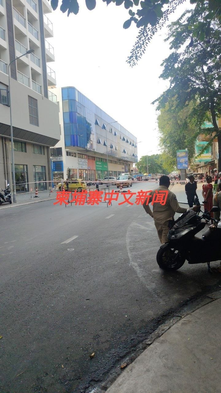 金边隆边区西索瓦街发生坠楼事件 一名中国男子不幸身亡