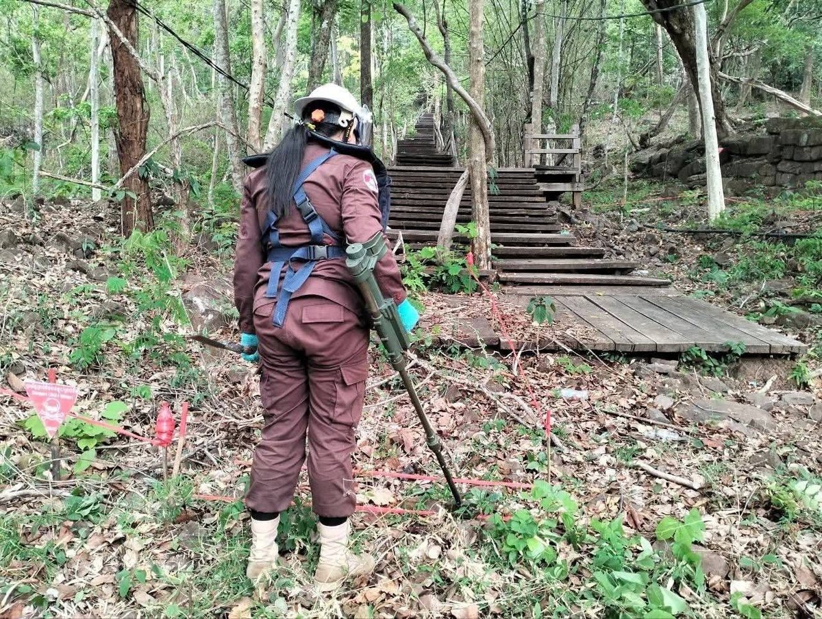 柬埔寨地雷行动中心启动柏威夏寺周边排雷 获联合国教科文组织支持