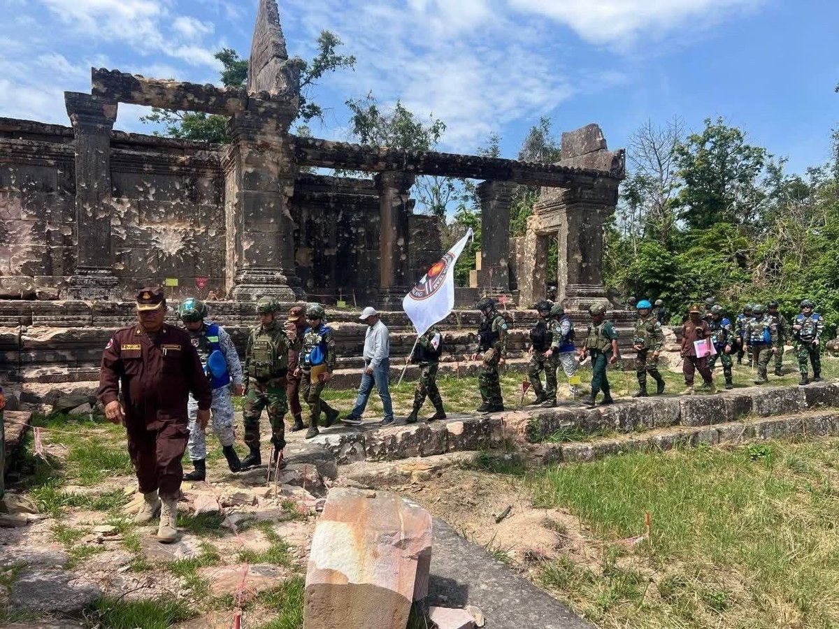 柬埔寨地雷行动中心启动柏威夏寺周边排雷 获联合国教科文组织支持