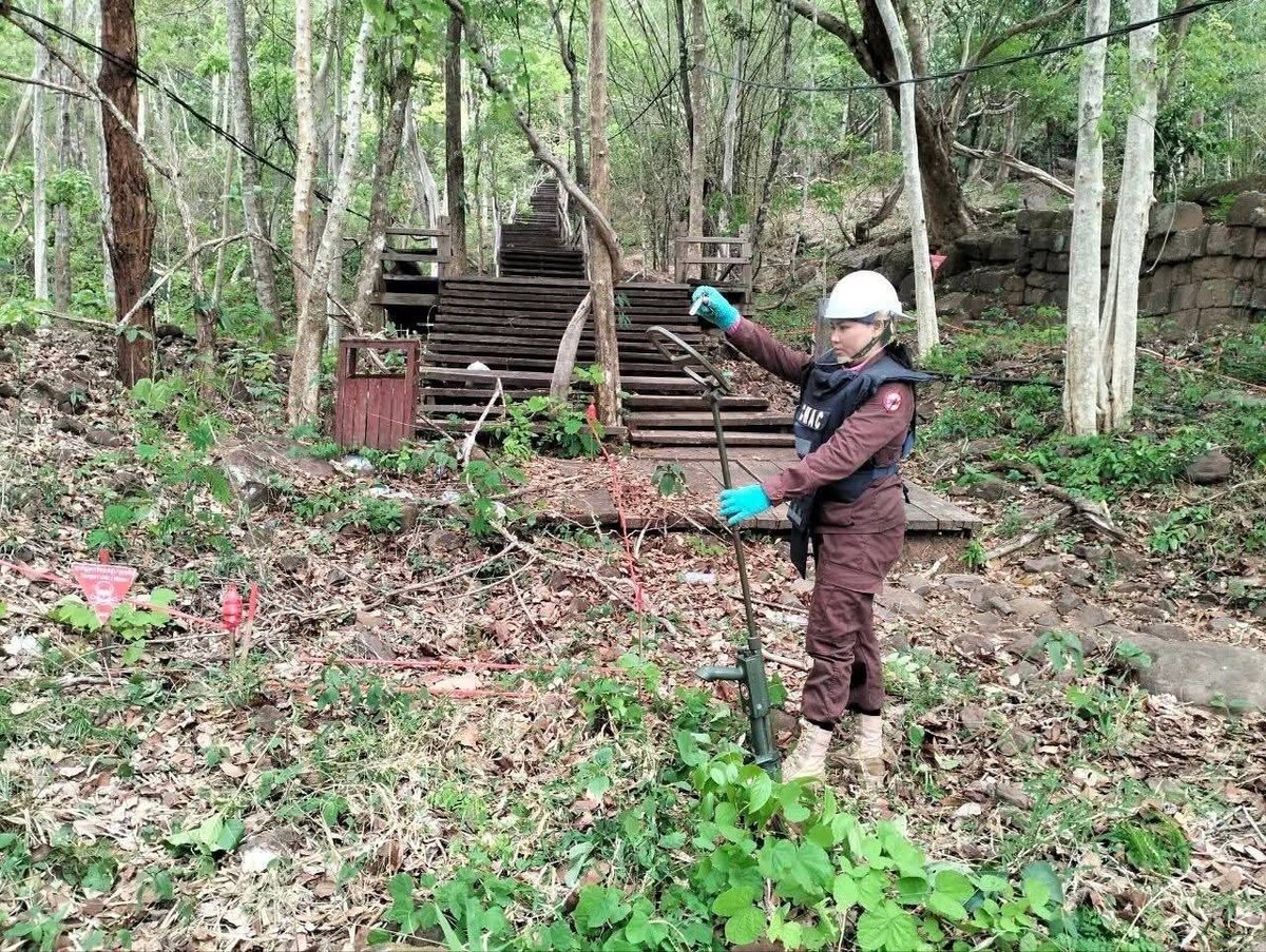 柬埔寨地雷行动中心启动柏威夏寺周边排雷 获联合国教科文组织支持