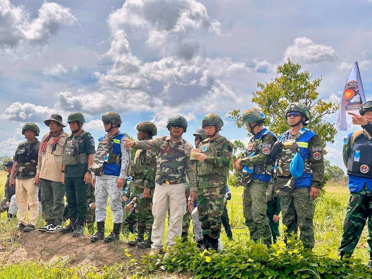 东盟观察员小组赴班迭棉吉省核查边境局势 涉及乌卑占乡农耕区