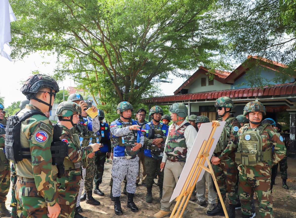 柬埔寨国防部核实万达库安边境局势 泰方非法部署阻碍居民返乡