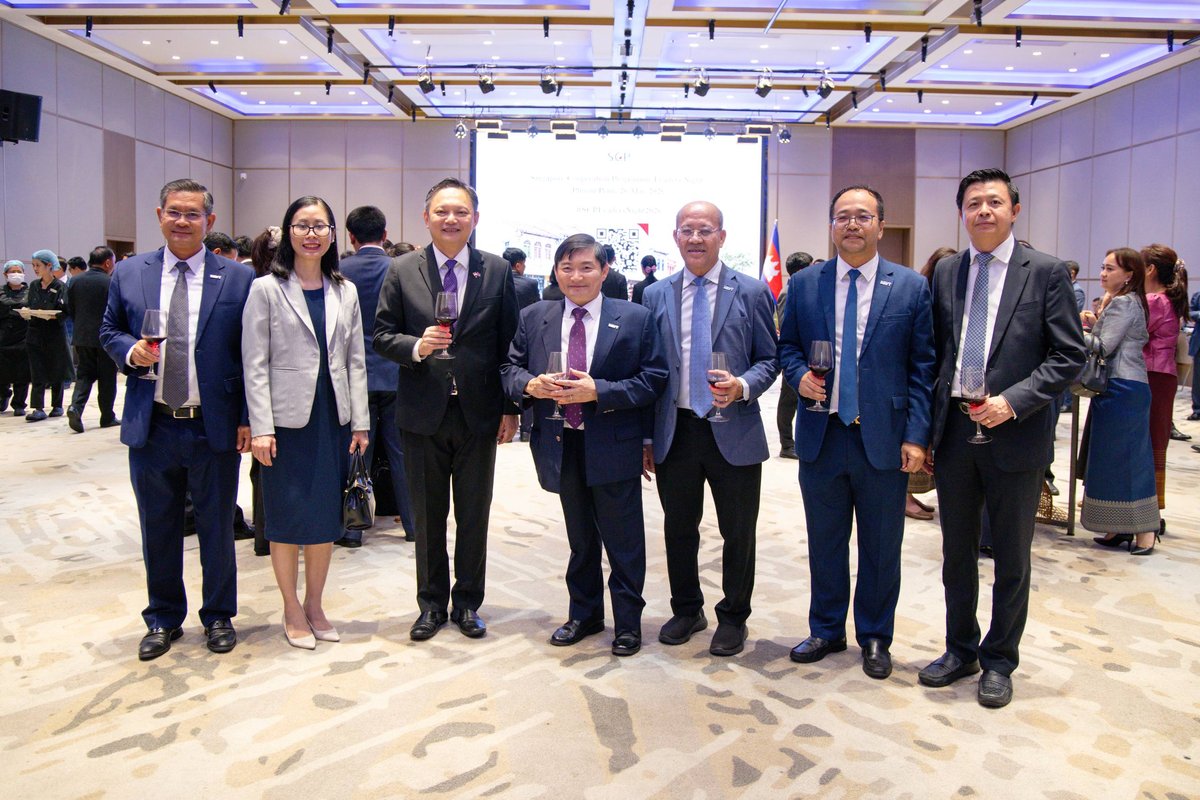 劳工部部长兴索出席新加坡合作项目领导晚宴 强化双边关系