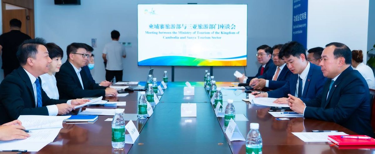 柬埔寨旅游部与三亚旅游局达成合作 推动直航与免签宣传