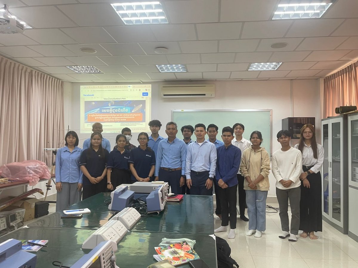 皇家金边大学电信与电子工程系与邮电部合作,旨在培养卫星与航天领域的高端人才