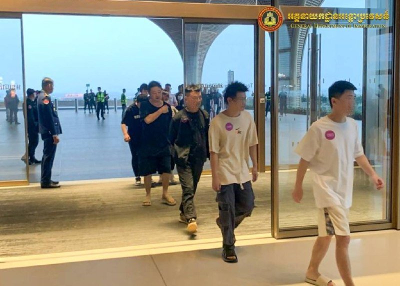 柬埔寨遣返156名中国籍人员 涉及网诈及非法居留