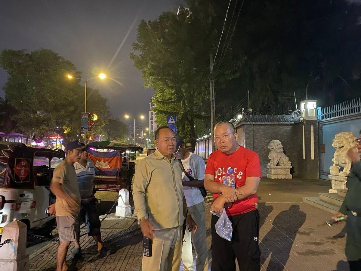 金边堆谷区中国男子醉酒闹事 警方将其送往大使馆