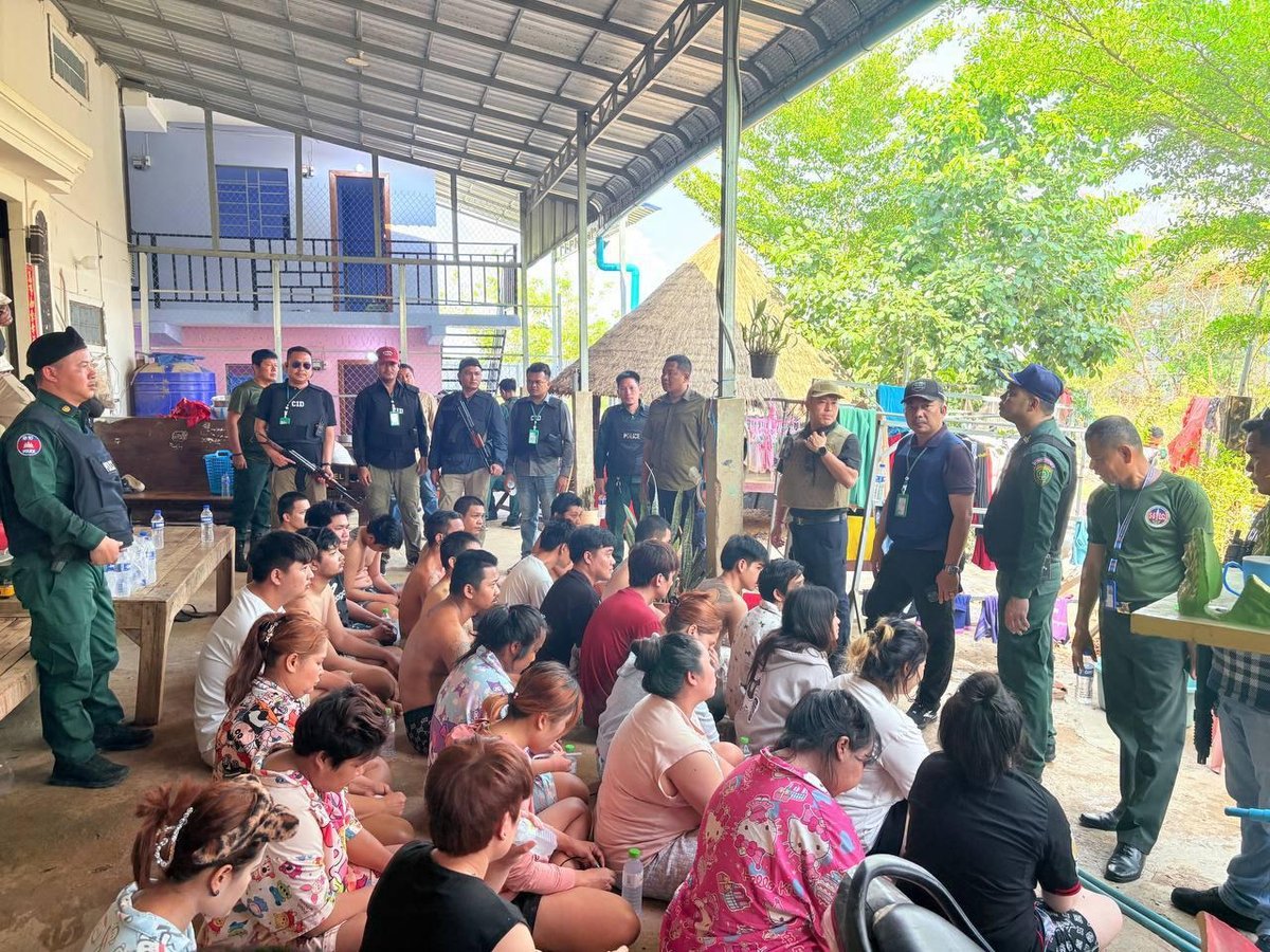 波贝警方突袭出租屋 解救28名被非法囚禁泰国公民