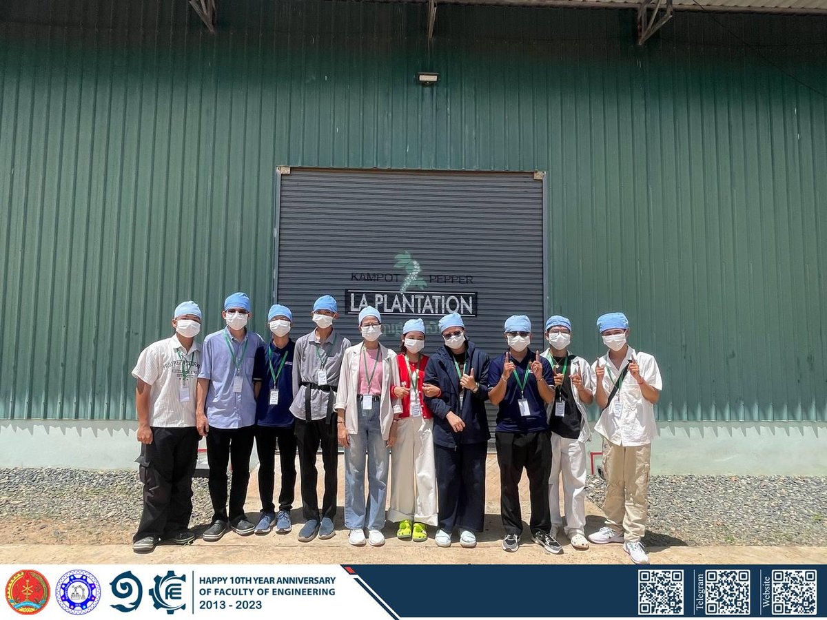 皇家金边大学SCA学院学生于5月15日赴贡布La Plantation进行实地考