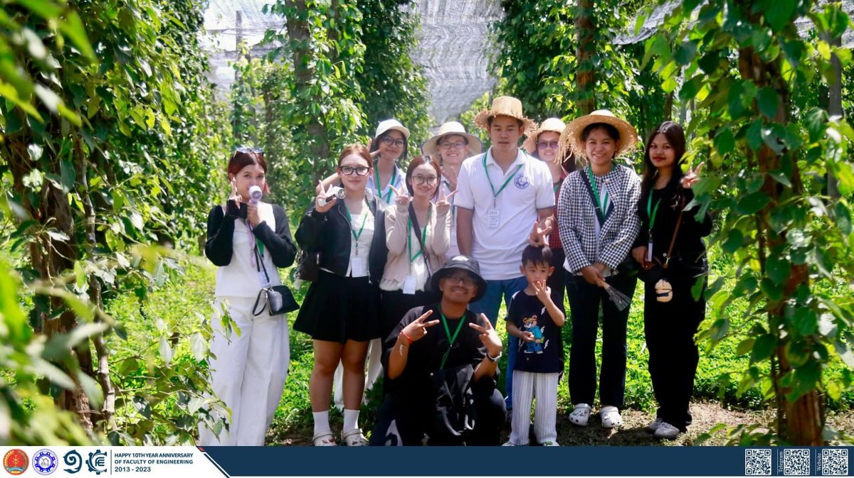 皇家金边大学SCA学院学生于5月15日赴贡布La Plantation进行实地考