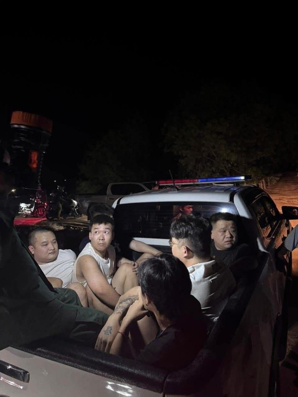 13名中国人在磅湛省被捕 涉嫌网诈且无合法证件