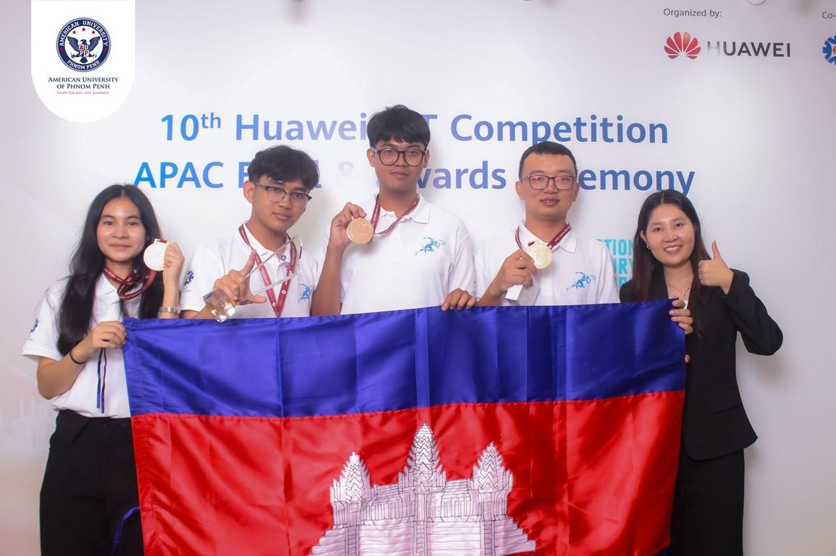 金边美国大学学生晋级华为ICT大赛全球总决赛 6月赴华参赛