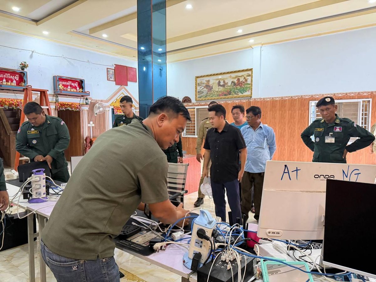 波贝警方突袭涉诈别墅 6名中国籍嫌犯被捕