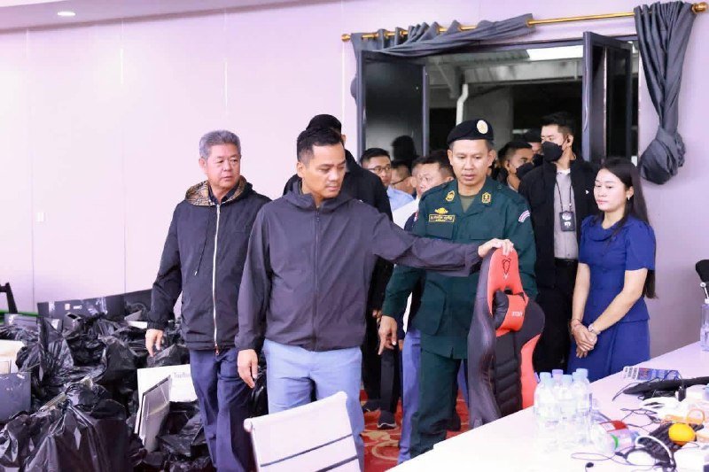 苏速卡视察干拉省打击电诈成果 强调执法力度