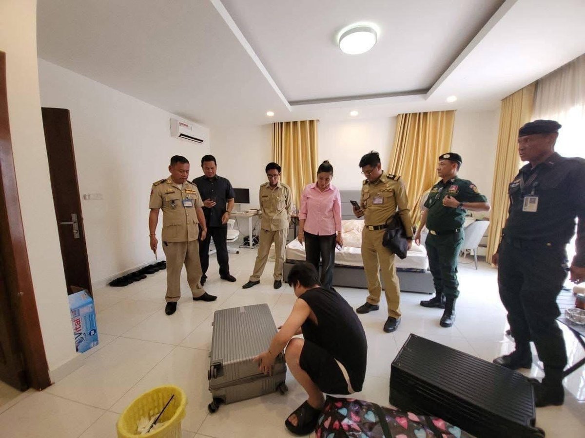 金边雷西郊区突击排查 3名中籍人员因签证逾期被捕