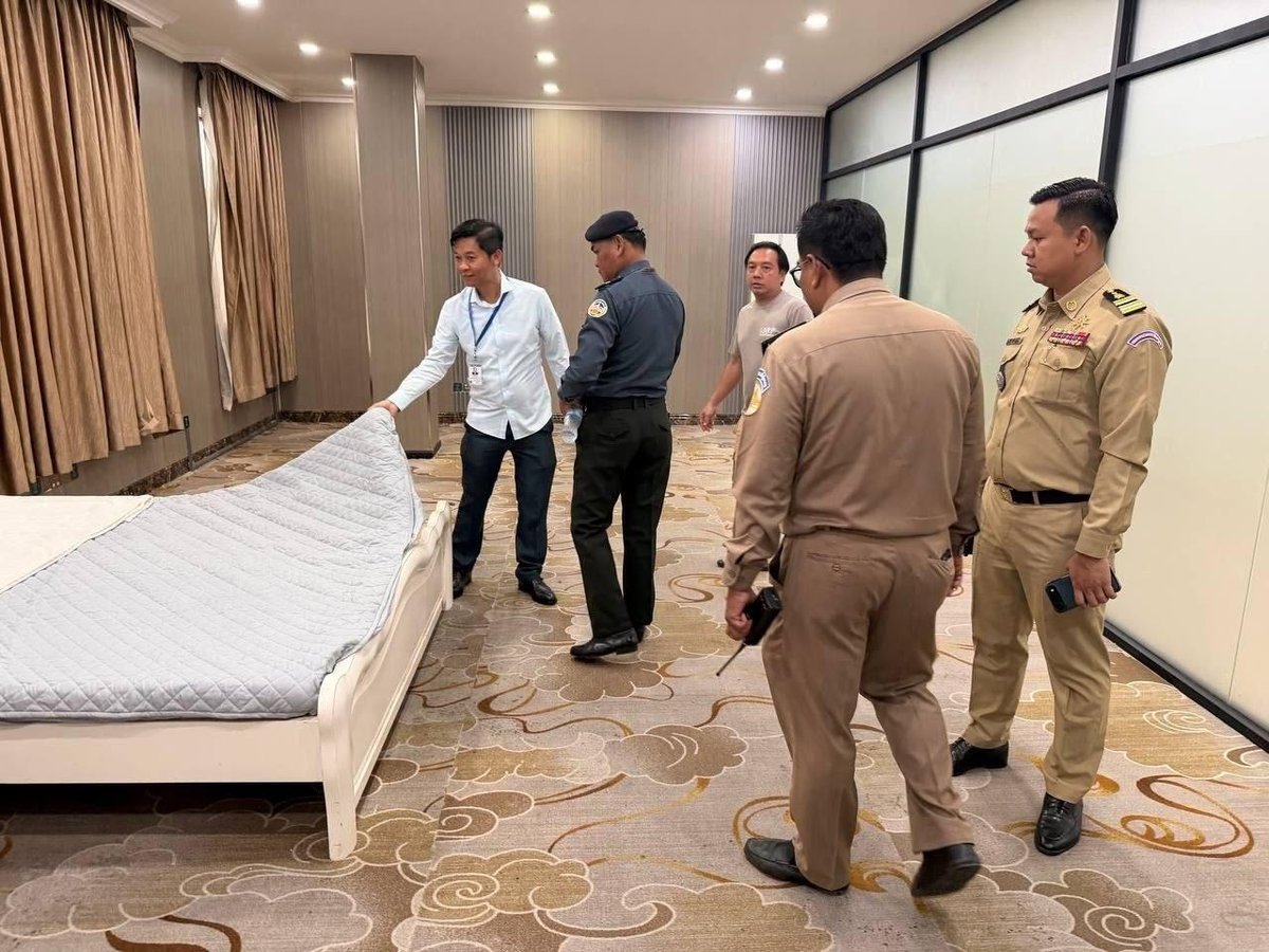 金边14区反诈清查81处场所 24名外籍人员被捕