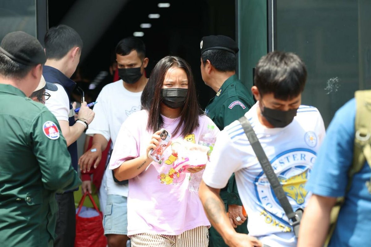 635名涉案泰籍人员今日被遣返波贝口岸
