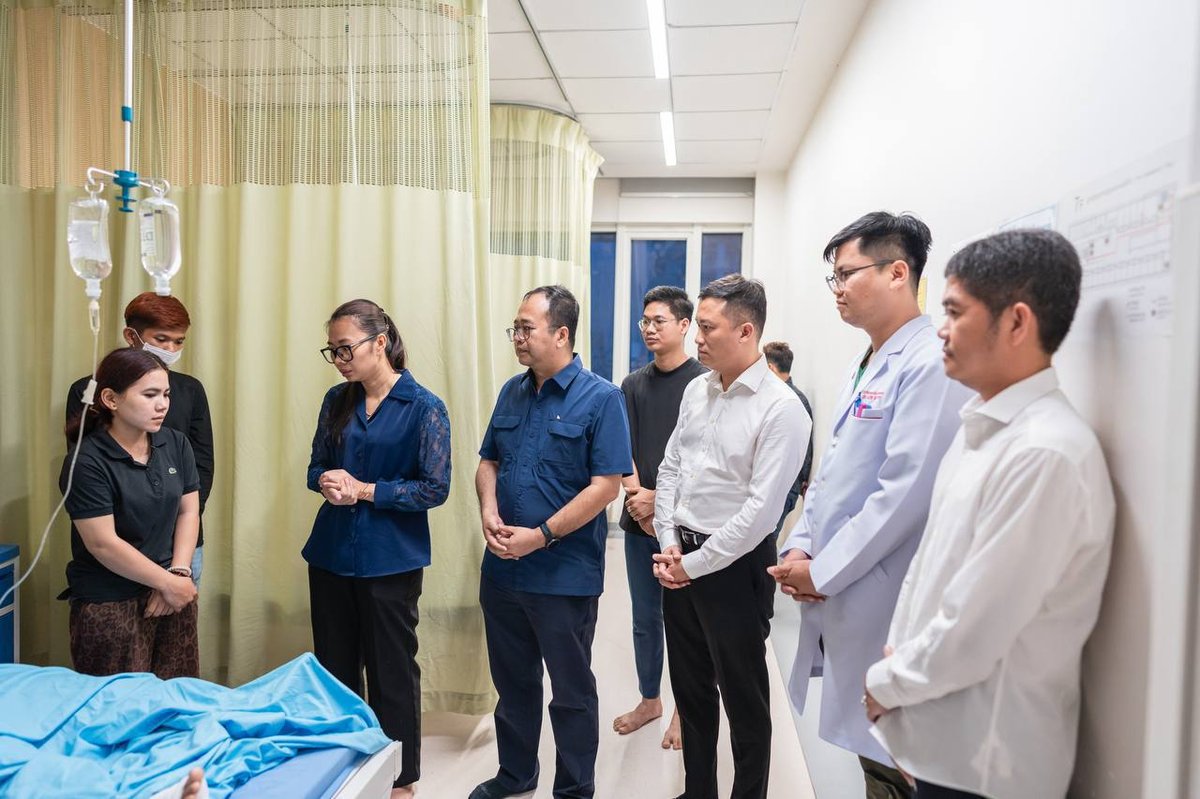 柴桢省与磅清扬省车祸伤者 约60名劳工已康复出院