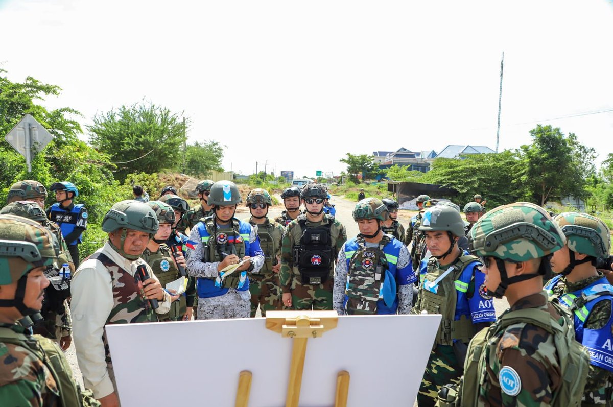 东盟观察团赴万谷安地区核实泰方非法占领情况