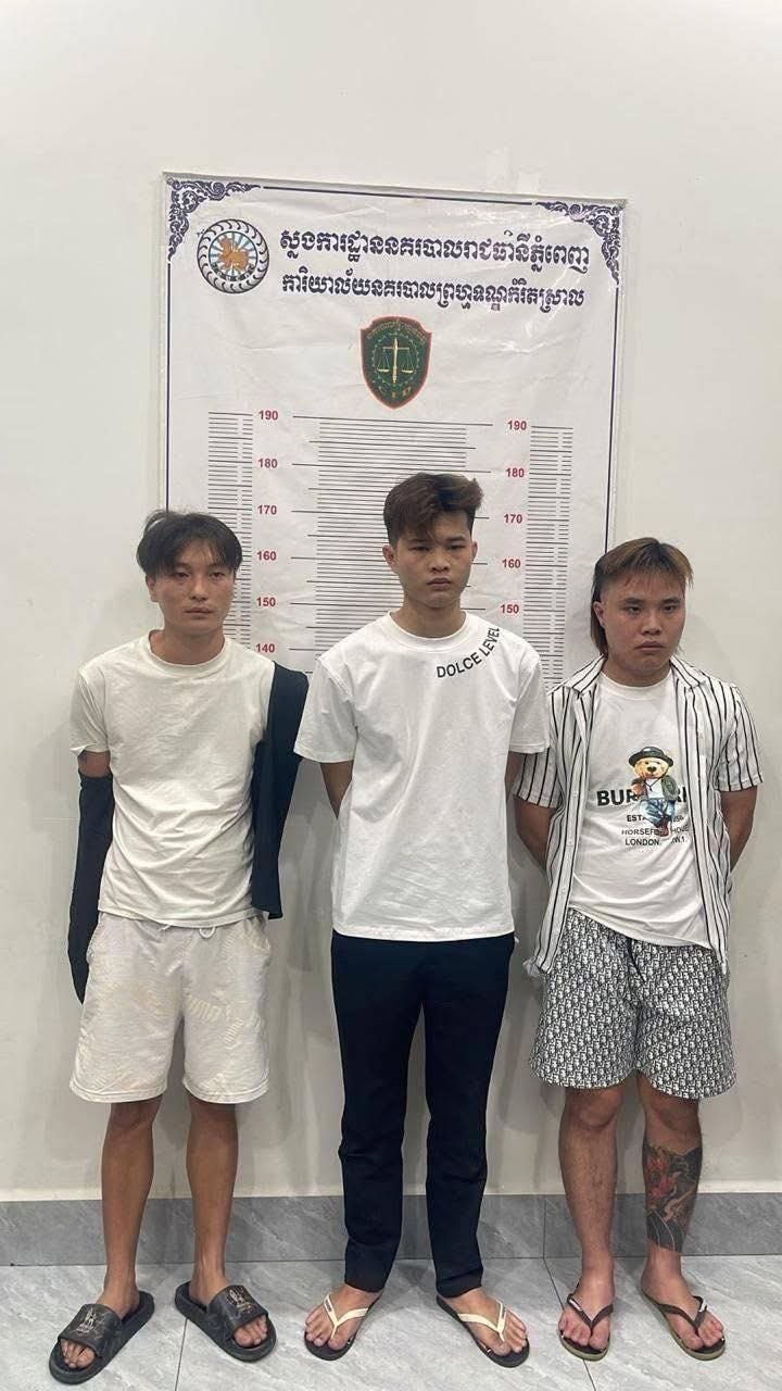 金边3名中国男子绑架勒索被捕 警方严打此类犯罪