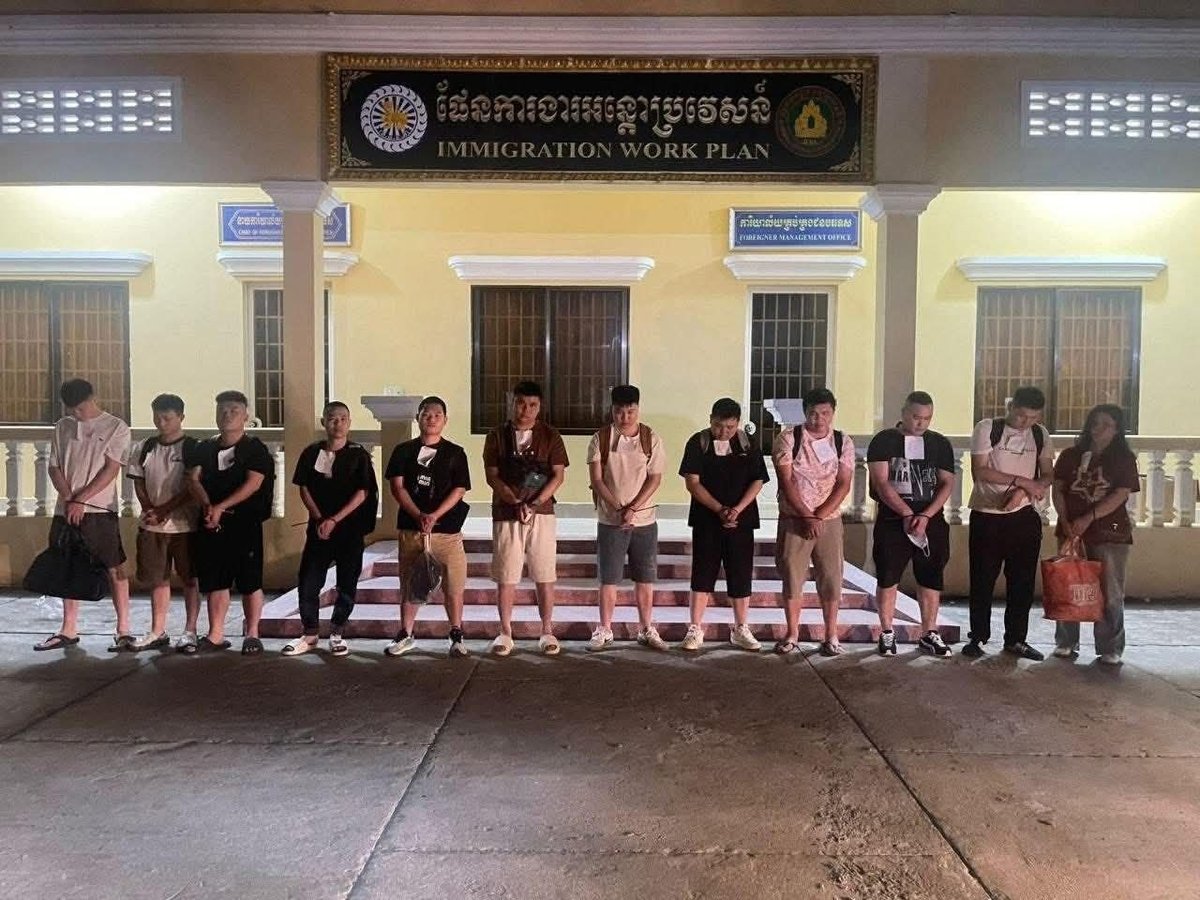 木牌巴域中央广场网诈窝点被捣毁 129名外籍人员被捕